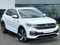 White Used 2022 VW T-Cross R-line SUV | £20,994 (Fair price)