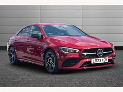 Red Used 2023 Mercedes CLA180 AMG Line Premium Sedan | £27,500 (Fair price)
