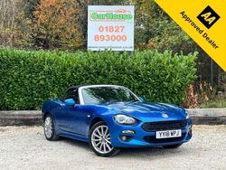 Blue Used 2018 Fiat 124 Spider Lusso Cabriolet | £10,999 (Fair price)