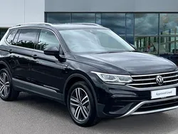 Deep black pearl Used 2024 VW Tiguan Allspace Elegance SUV | £32,938 (A bit pricey)