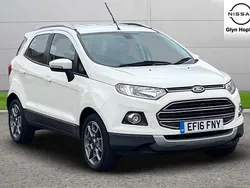 White Used 2016 Ford Ecosport Titanium SUV | £8,043 (Fair price)