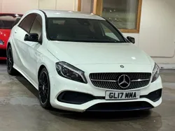 White Used 2017 Mercedes A200 AMG Line Premium Hatchback | £8,489 (Fair price)