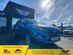Blue Used 2018 Hyundai Tucson SE SUV | £9,995 (Super price)