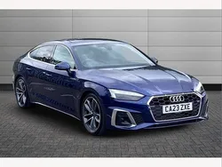 Blue Used 2023 Audi A5 Sportback S-Line Hatchback | £30,850 (A bit pricey)