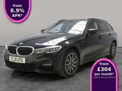 Black Used 2021 BMW 330e M Sport Estate | £21,319 (Fair price)