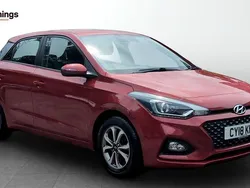 Red Used 2018 Hyundai i20 SE Hatchback | £9,093 (Fair price)
