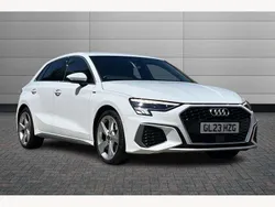 White Used 2023 Audi A3 S-Line Hatchback | £21,900 (Fair price)