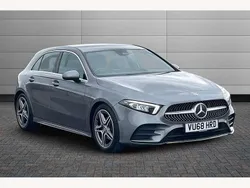 Mountain grey Used 2018 Mercedes A200 AMG line Hatchback | £17,495 (A bit pricey)