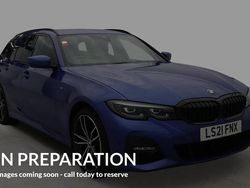 Blue Used 2021 BMW 330e M Sport Estate | £21,455 (Fair price)