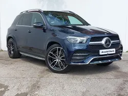 Blue Used 2021 Mercedes GLE350 AMG line SUV | £40,998 (Fair price)