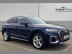 Blue Used 2021 Audi Q5 Sportback S-Line SUV | £28,750 (Good price)