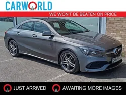 Grey Used 2019 Mercedes CLA180 AMG line Sedan | £13,400 (Fair price)