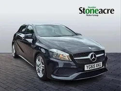 Black Used 2016 Mercedes A200 AMG line Hatchback | £10,295 (Fair price)