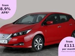 Red Used 2021 Nissan Leaf Acenta Hatchback | £9,049 (Good price)