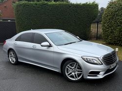 Silver Used 2015 Mercedes S350L AMG line Sedan | £12,995 (Fair price)