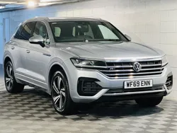 Silver Used 2019 VW Touareg R-line SUV | £23,989 (Fair price)