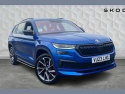 Race blue metallic Used 2023 Skoda Kodiaq SportLine SUV | £28,750 (Good price)
