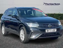Black Used 2022 VW Tiguan Allspace S SUV | £22,729 (Good price)