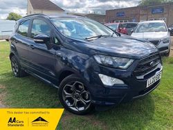 Blue Used 2022 Ford Ecosport ST-Line SUV | £12,695 (Fair price)