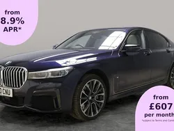 Blue Used 2020 BMW 740 M Sport Sedan | £34,555 (A bit pricey)
