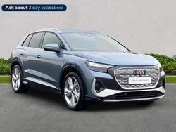 Blue New 2025 Audi Q4 e-tron S-Line SUV | £39,573 (Expensive)