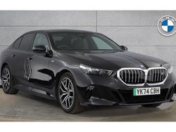 Black sapphire metallic paint Used 2025 BMW i5 M Sport Sedan | £49,993 (Fair price)
