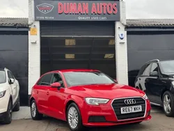 Red Used 2017 Audi A3 Sportback Comfort Hatchback | £9,995 (Fair price)