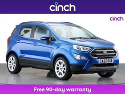 Blue Used 2022 Ford Ecosport Titanium SUV | £12,199 (Fair price)