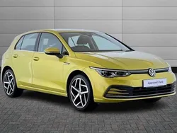 Lime yellow Used 2021 VW Golf VIII Style Hatchback | £17,990 (Fair price)