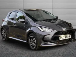 Grey Used 2023 Toyota Yaris Hybrid Design Hatchback | £18,495 (Fair price)
