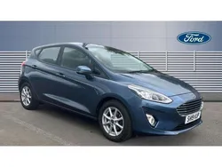 Blue Used 2019 Ford Fiesta Zetec Hatchback | £9,462 (Fair price)