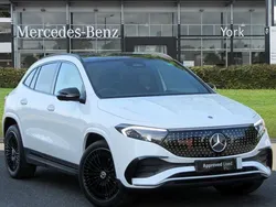 White Used 2024 Mercedes EQA250+ AMG line SUV | £36,150