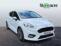 White Used 2021 Ford Fiesta ST-Line Hatchback | £11,995 (Fair price)