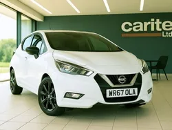 White Used 2017 Nissan Micra S Hatchback | £9,495 (Fair price)