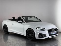 White Used 2021 Audi A5 Cabriolet S-Line Cabriolet | £27,100 (A bit pricey)