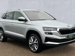 Brilliant silver metallic Used 2025 Skoda Karoq SE L SUV | £27,250 (Fair price)