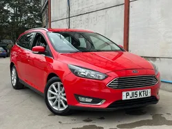 Red Used 2015 Ford Focus Titanium Estate | £4,495 (Fair price)