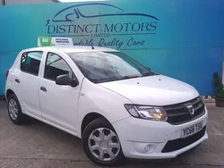 White Used 2016 Dacia Sandero Ambiance Hatchback | £5,349 (Fair price)