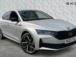 Brilliant silver metallic Used 2025 Skoda Octavia SportLine Hatchback | £27,000