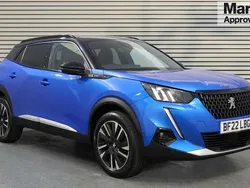 Blue Used 2022 Peugeot 2008 Premium SUV | £16,702 (Fair price)