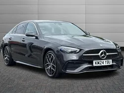 Grey Used 2024 Mercedes C300 AMG Line Premium Plus Sedan | £39,700