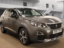 Hurricane grey Used 2017 Peugeot 3008 GT-line Hatchback | £9,975 (Fair price)