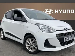White Used 2018 Hyundai i10 GO! Hatchback | £9,152 (Fair price)