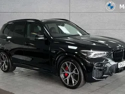 Black Used 2022 BMW X5 M Sport SUV | £44,043 (Fair price)