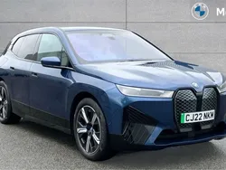 Blue Used 2022 BMW iX M Sport SUV | £34,757 (Fair price)