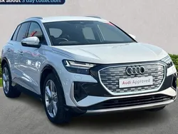 White Used 2024 Audi Q4 e-tron S-Line SUV | £36,747 (Fair price)