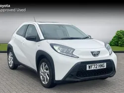 Pure white Used 2022 Toyota Aygo PURE Hatchback | £13,544 (Fair price)