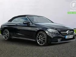 Black Used 2020 Mercedes C200 Active Cabriolet | £21,299 (Good price)