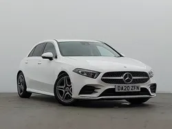 White Used 2020 Mercedes A200 AMG line Hatchback | £17,998 (Fair price)