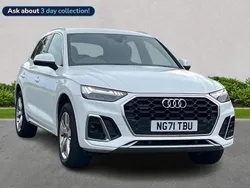 White Used 2022 Audi Q5 S-Line SUV | £30,425 (Good price)